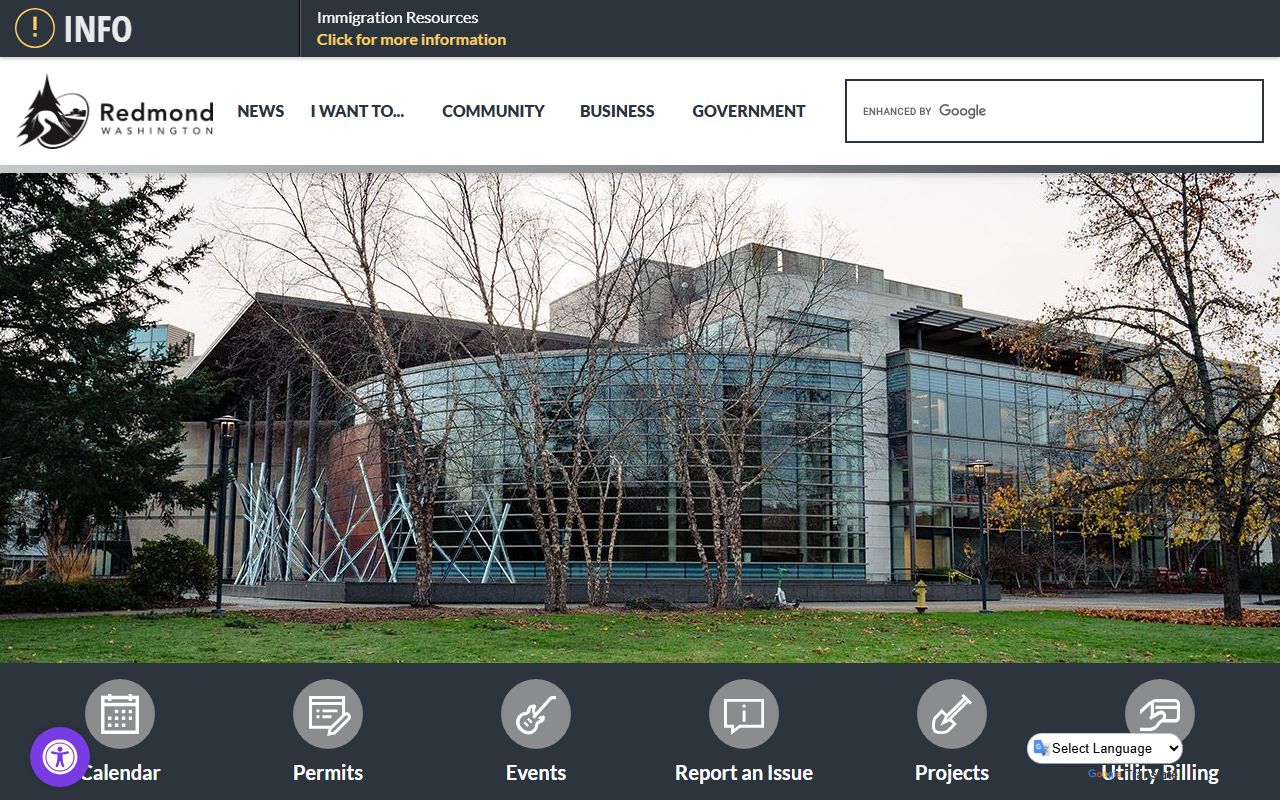 Redmond City Website